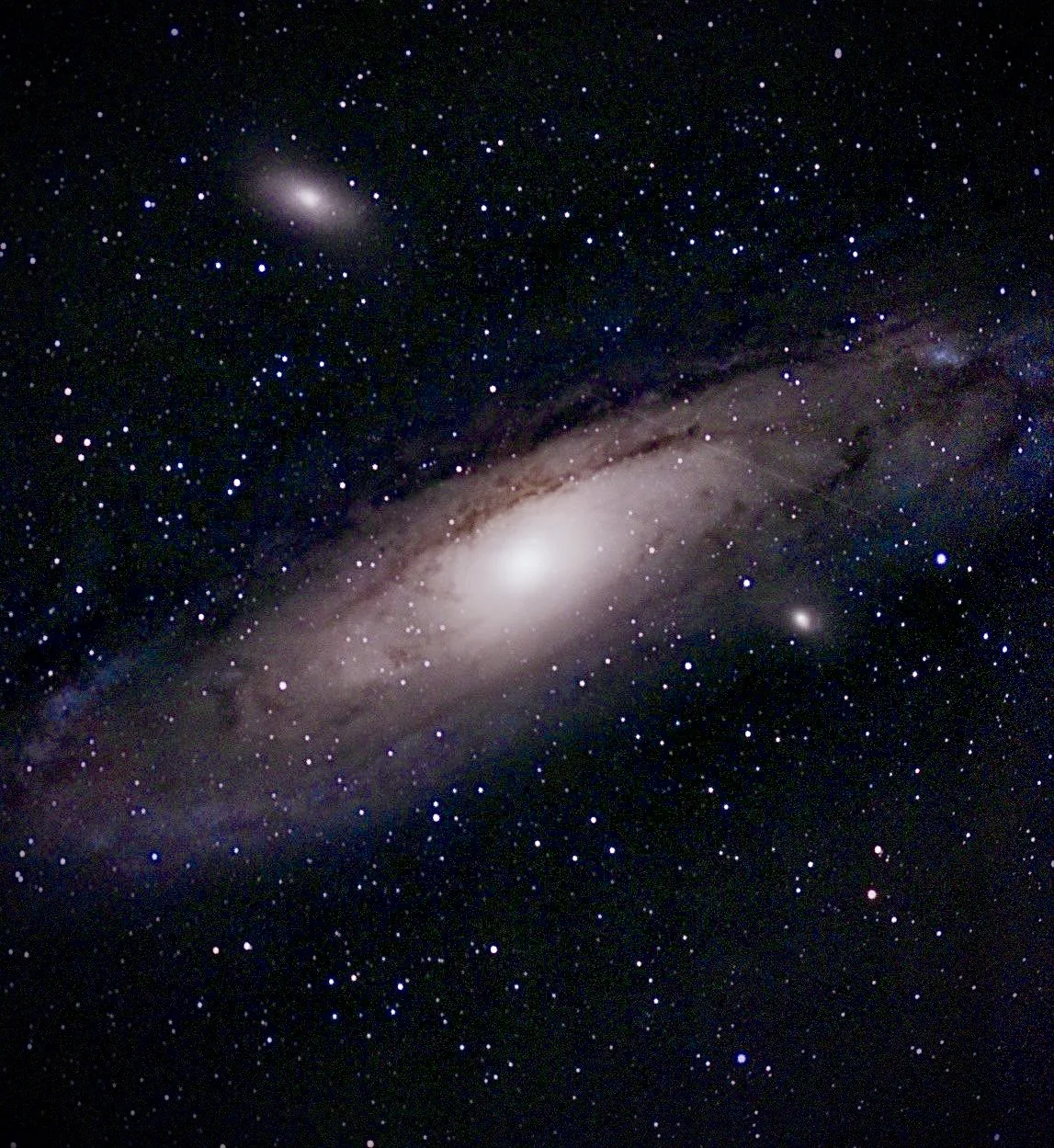 The Andromeda Galaxy with M32 and M110, the edited photograph the audit examined