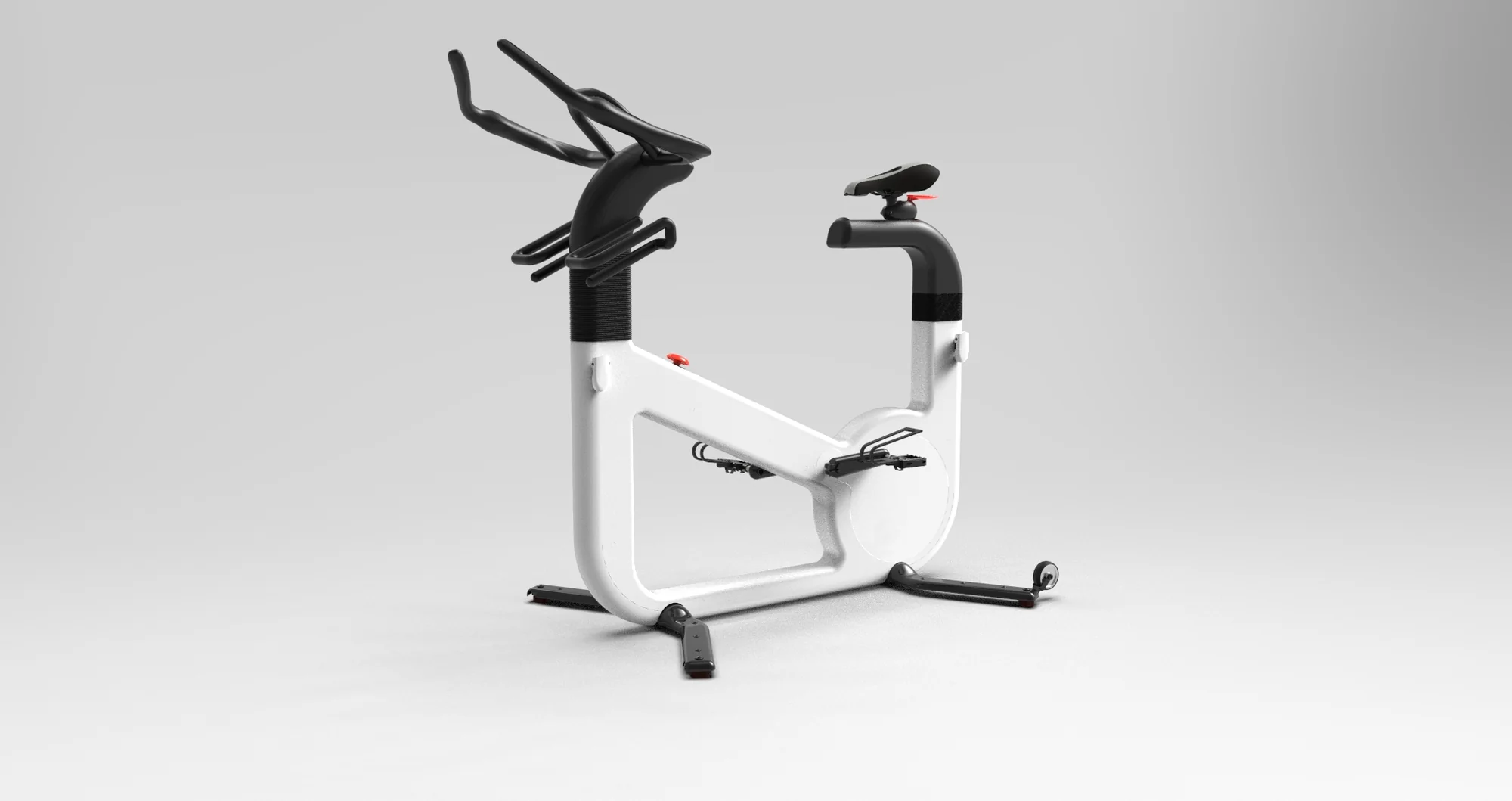 Render of the uBike, three-quarter front view