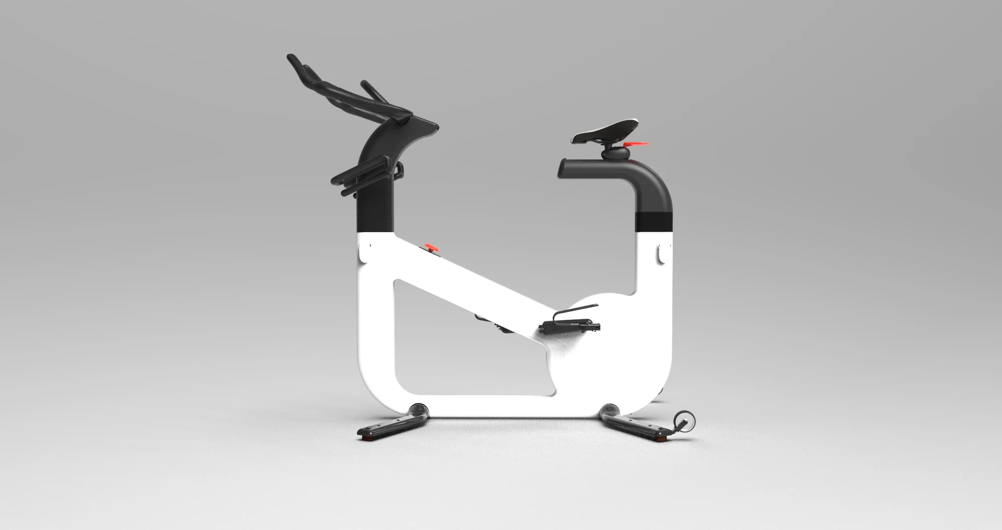 Render of the uBike from the drive side